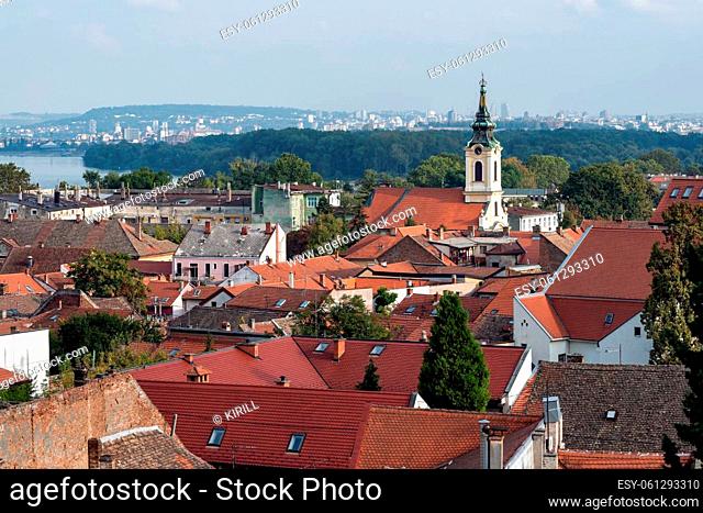 Cityscape of Zemun municipality of Belgrade, Serbia