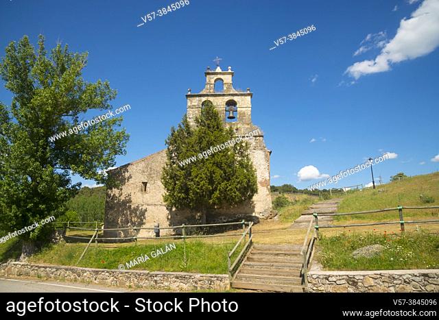 Church. Siguero, Segovia province, Castilla Leon, Spain