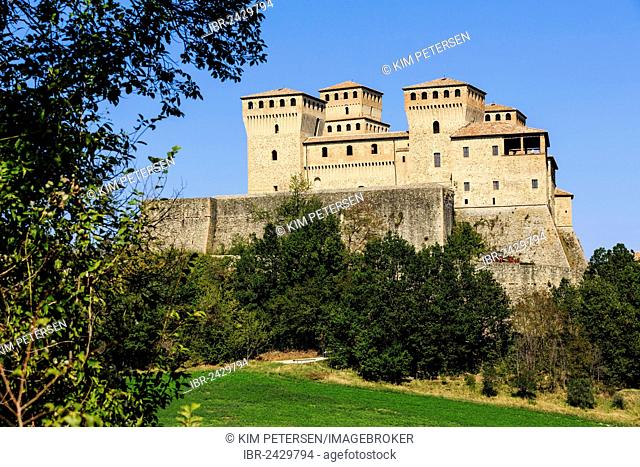 Torrechiara Castle, Emilia-Romagna, Italy, Europe
