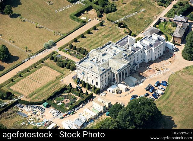 Renovation works at Gorhambury House, Hertfordshire, 2020. Creator: Damian Grady