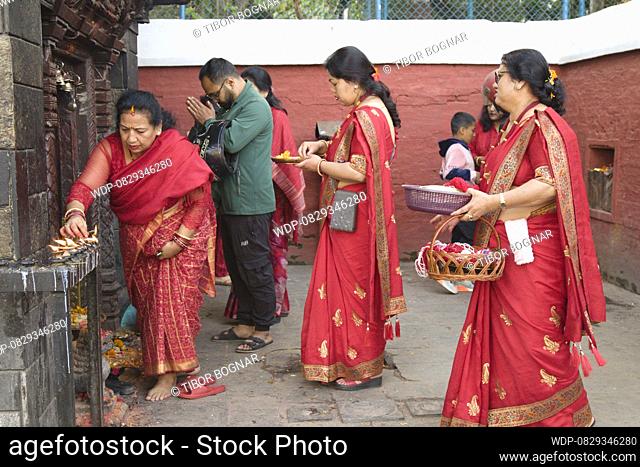 Nepal, Patan, Dashain festival, people, ceremony, hinduism, , Credit:Tibor Bognar / Avalon