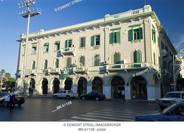 Italian colonial building at green square, Tripolis, Tripoli, Libya