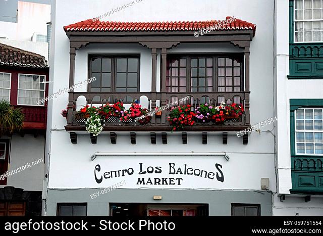 balkonhaus, balkon, Santa Cruz de La Palma, santa cruz, la palma, spanien, kanaren, kanarische inseln, stadt, hauptstadt, haus, bunt, balkonhäuser