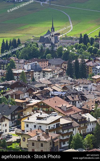 little town view, moena, italy