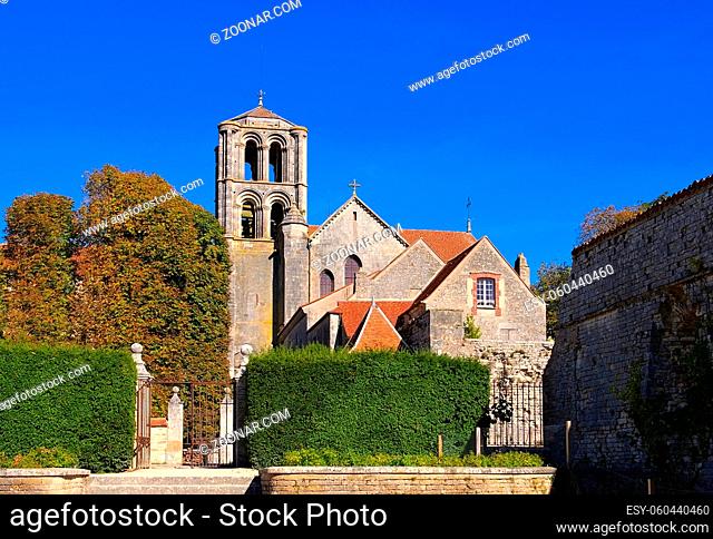 Vezelay Basilika Sainte-Madeleine - Abbaye Sainte-Marie-Madeleine de Vezelay, Burgundy in France