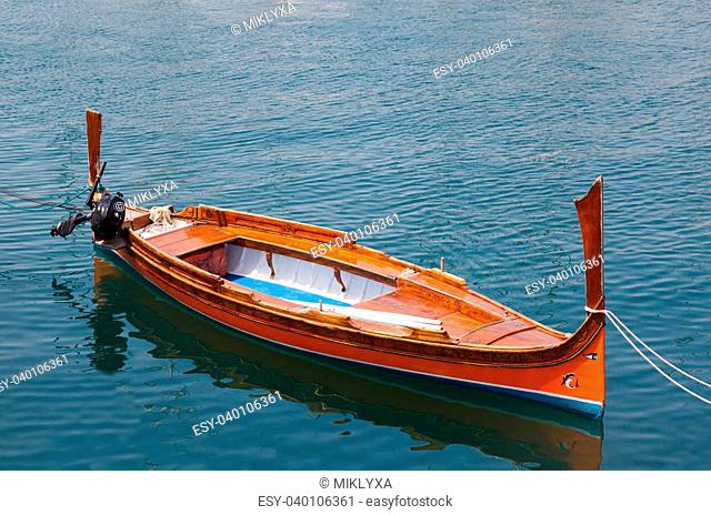 traditional row boat luzzu Malta