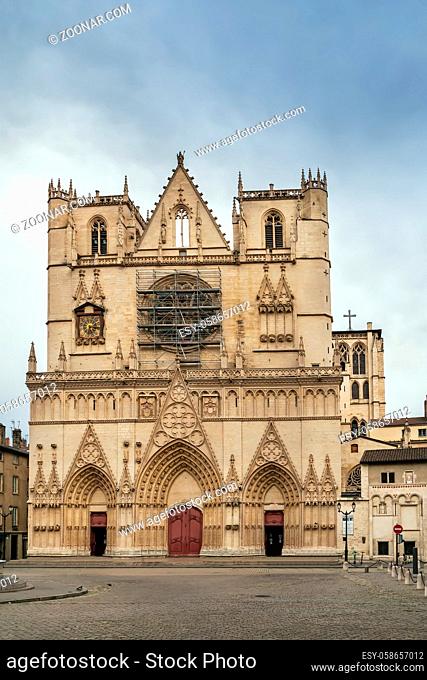 Lyon Cathedral is a Roman Catholic church located on Place Saint-Jean in Lyon, France