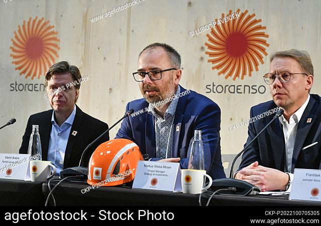 Stora Enso Wood Products presents for journalists new production site for cross-laminated timber (CLT)in Zdirec nad Doubravou, Czech Republic, October 7, 2022