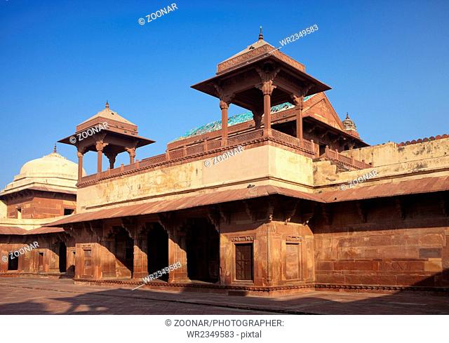 India. The thrown city of Fatehpur Sikri