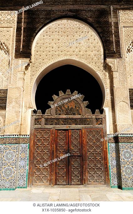 Medersa Bou Inania, Fez, Morocco, North Africa