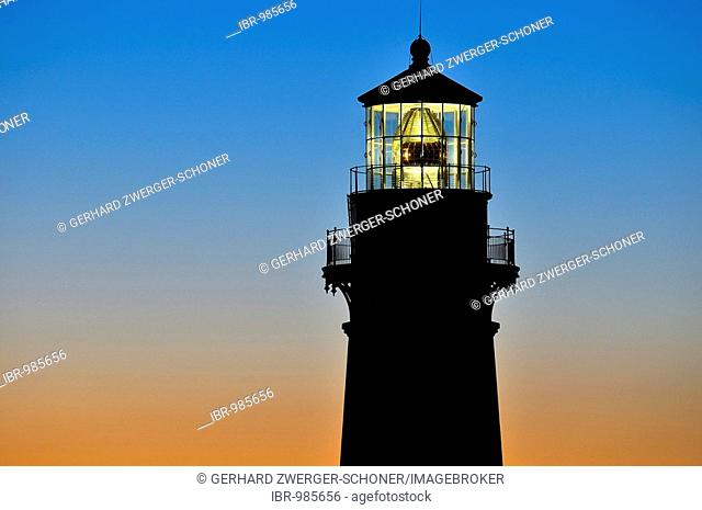 Yaquina Head Lighthouse, tallest lighthouse in Oregon, 28.5 metres, point of interest, Yaquina Head, Oregon, USA, North America