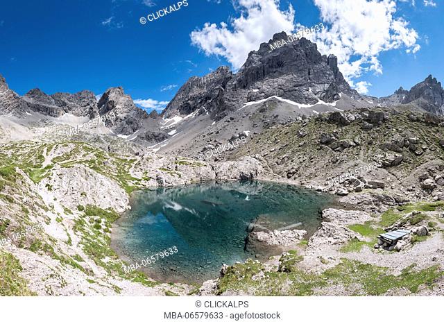 Lienz Dolomites, East Tyrol, Austria, The Lake Laserz