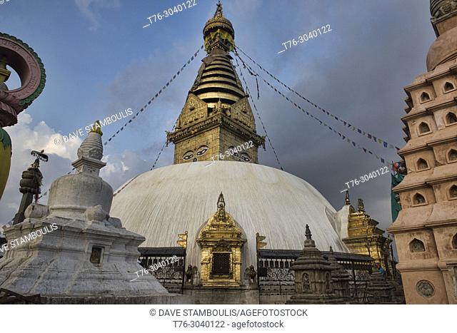 Swayambhunath, the Monkey Temple, Kathmandu, Nepal