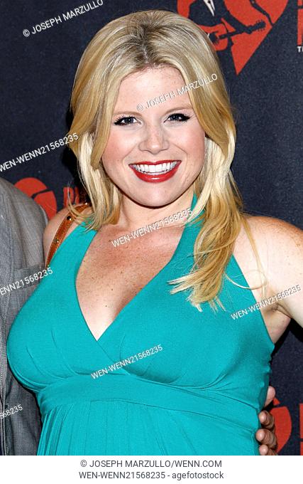 Opening night of Piece of My Heart: The Bert Berns Story at the Signature Theatre - Arrivals. Featuring: Megan Hilty Where: New York, New York