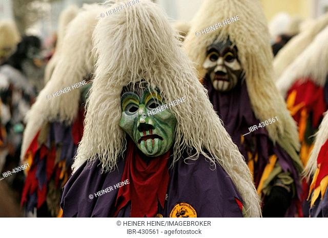 Swabian Fastnacht (carnival), Lindau, Allgaeu, Bavaria, Germany