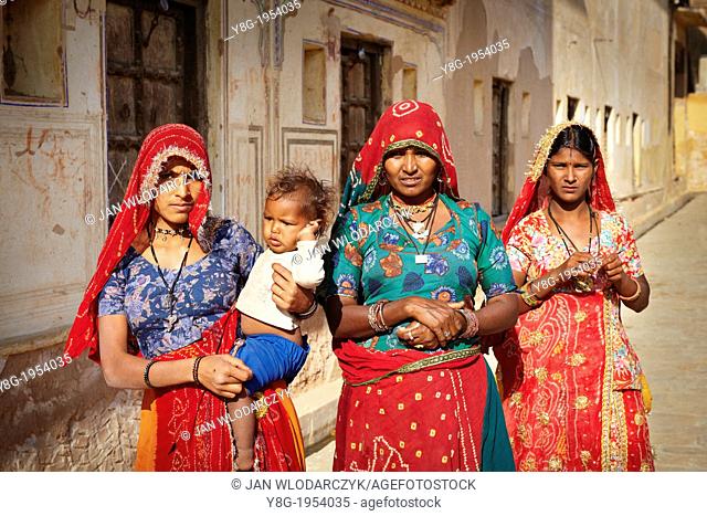 Group of Rajasthani women, Mandawa, India