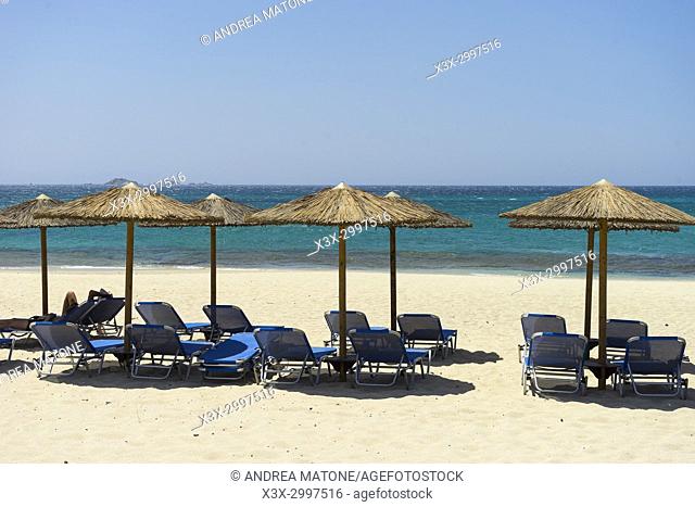 Naxos beach resort. Naxos island, Greece