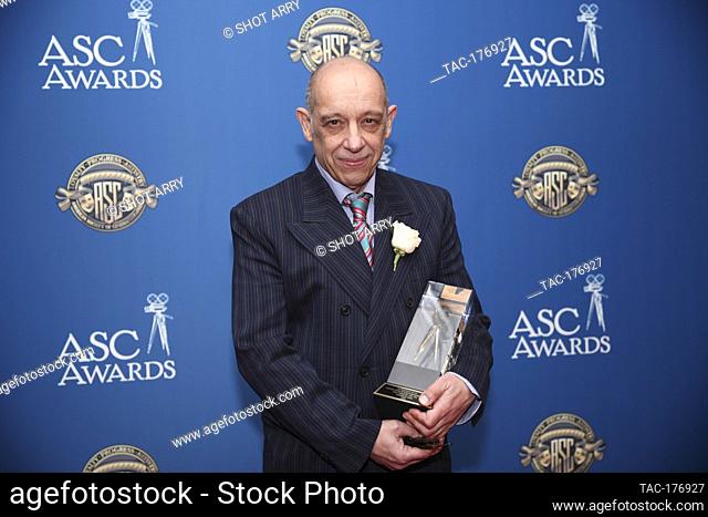 Bruno Delbonnel attends the 34th Annual American Society of Cinematographers ASC Awards at Ray Dolby Ballroom in Los Angeles, California, USA