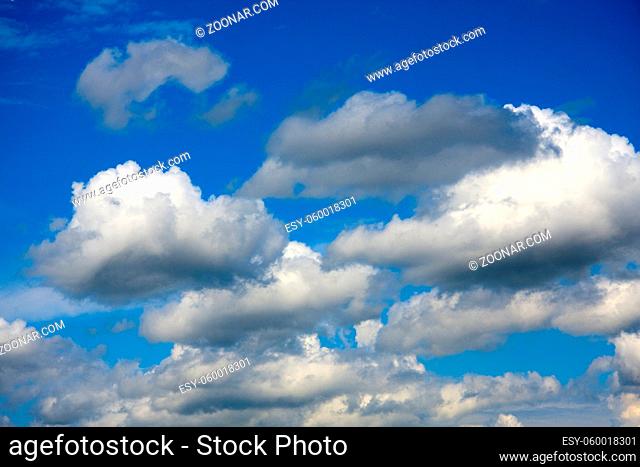 The Blue Sky and Clouds