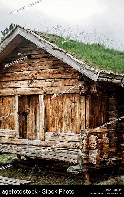 Wooden house in Karasjok, museum, Sami, house, tradition, Finnmark, Norway