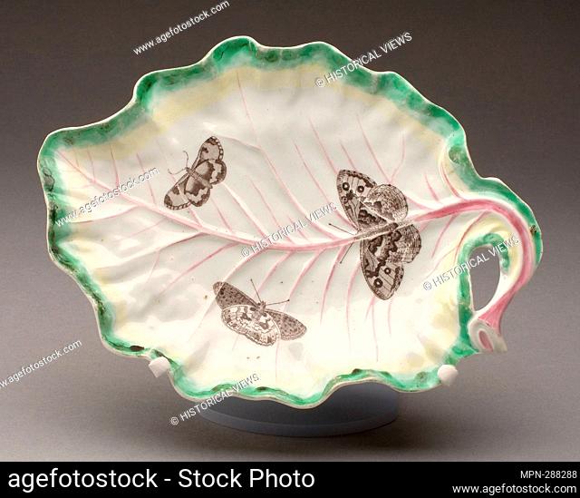Author: Worcester Royal Porcelain Company. Tobacco Leaf Dish - About 1760 - Worcester Porcelain Factory Worcester, England, founded 1751