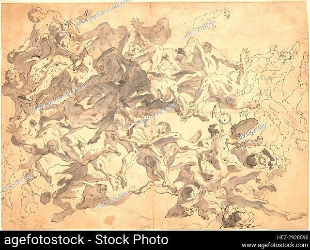 The Fall of the Rebel Angels, 1712/1715. Creator: Giovanni Battista Tiepolo
