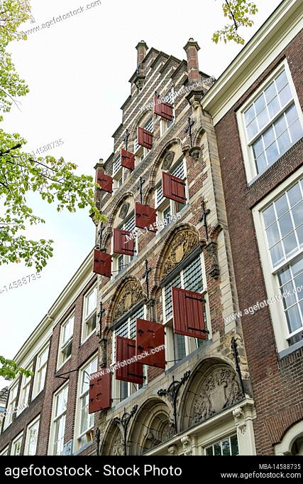Delft (Netherlands), historic old town, Koornmarkt, patrician house