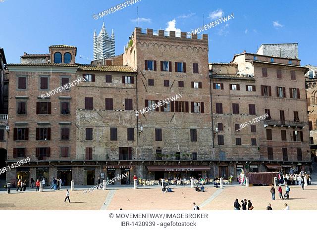 Piazza del Campo, Siena, Unesco World Heritage Site, Tuscany, Italy, Europe