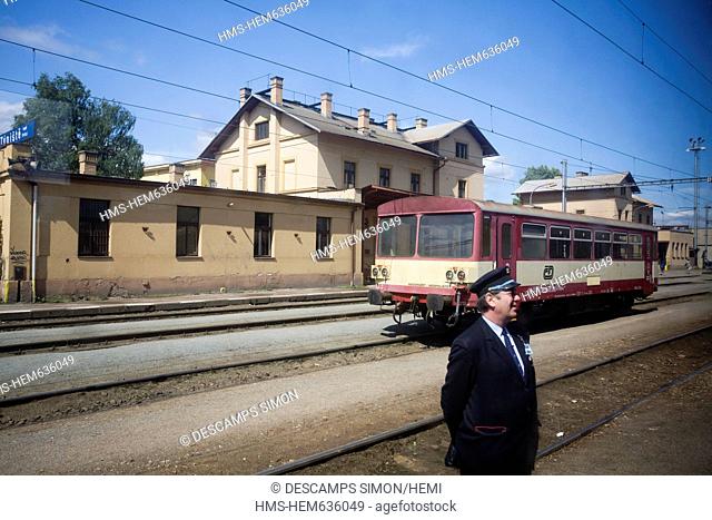 Czech Republic, Prague, station on the line linking Wroclaw