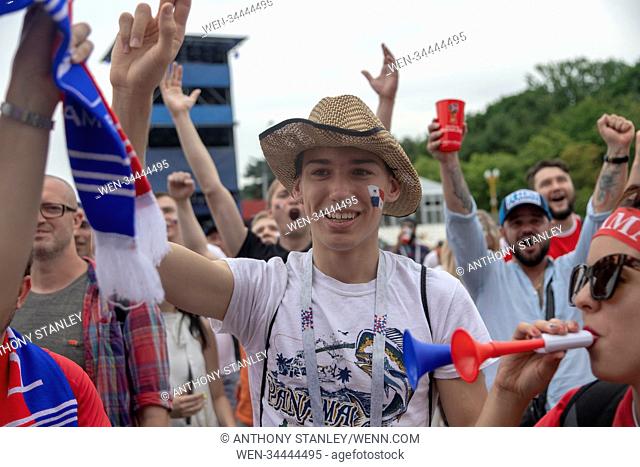 2018 FIFA World Cup - FIFA Fan Fest - England v Panama Featuring: Atmosphere Where: Moscow, Central Federal District, Russian Federation When: 24 Jun 2018...