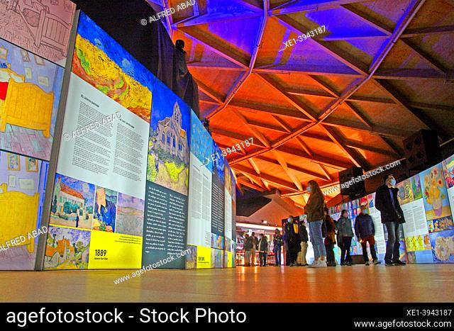 exhibition lEl Mundo de Van Gogh', The Dome of the Las Arenas shopping center, Barcelona, ??Catalonia, Spain