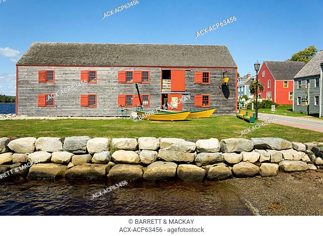 The Dory Shop Museum, Shelburne Historic Waterfront District, Shelburne, Nova Scotia, Canada