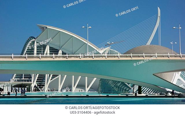 City of Arts and Sciences. Valencia, Spain. Europe