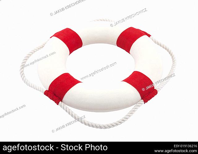 Lifebuoy with clipping path