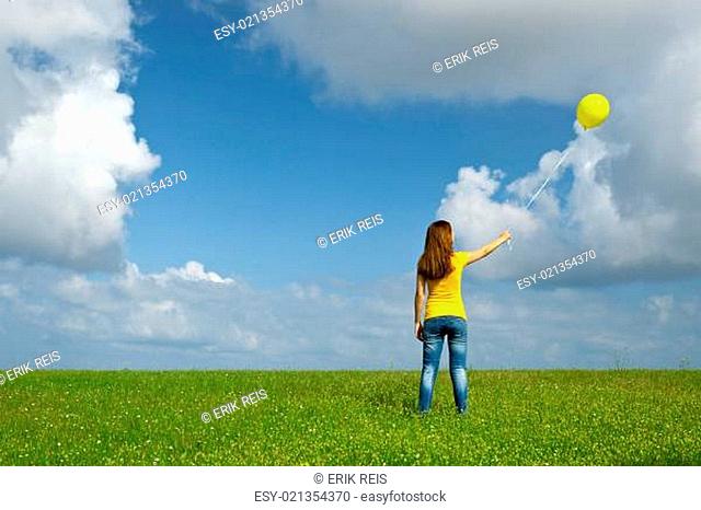 Girl with a balloon