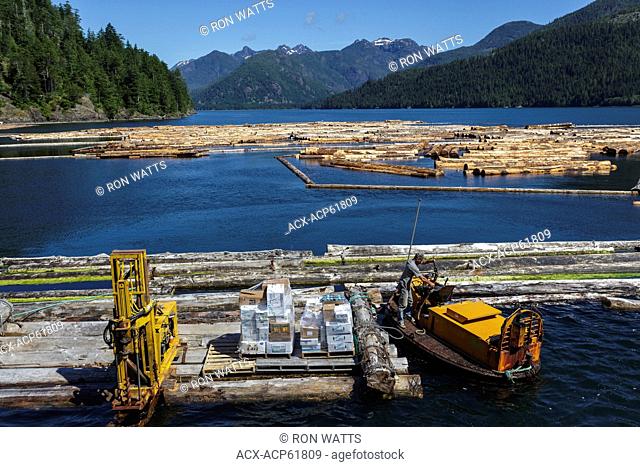 The Uchuck 111 delivers supplies to the Frank Bebin logging camp off the British Columbia coast.No Release