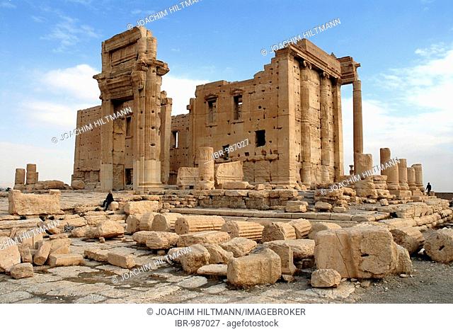 Ruins of the Baal-Temple in Palmyra, Syria, Near East, Asia