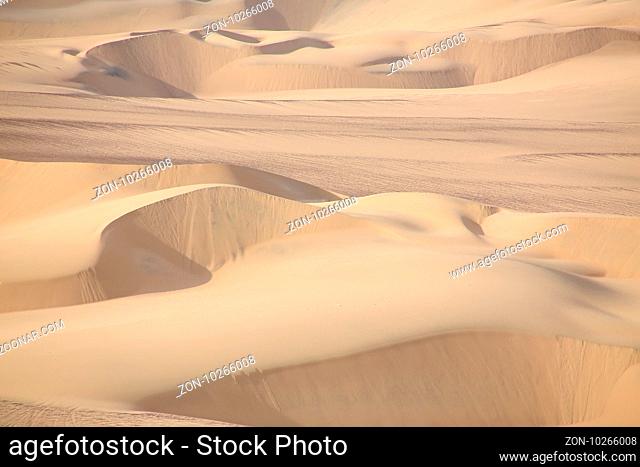Sand dunes near Huacachina in Ica region, Peru