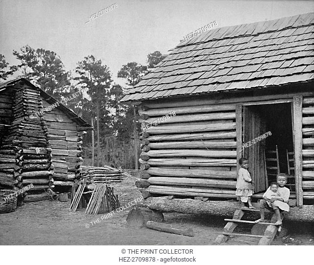 'Negro Log Huts, Thomasville, Georgia', c1897. Creator: Unknown