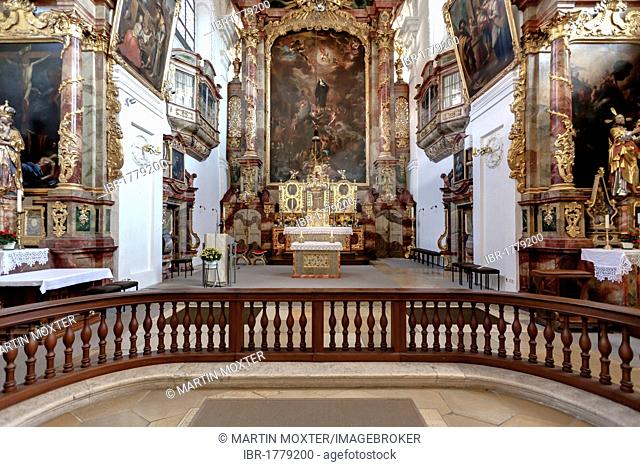 St. Walburg monastery, Benedictine abbey of Eichstaett, Diocese of Eichstaett, Eichstaett, Altmuehltal valley, Upper Bavaria, Bavaria, Germany, Europe