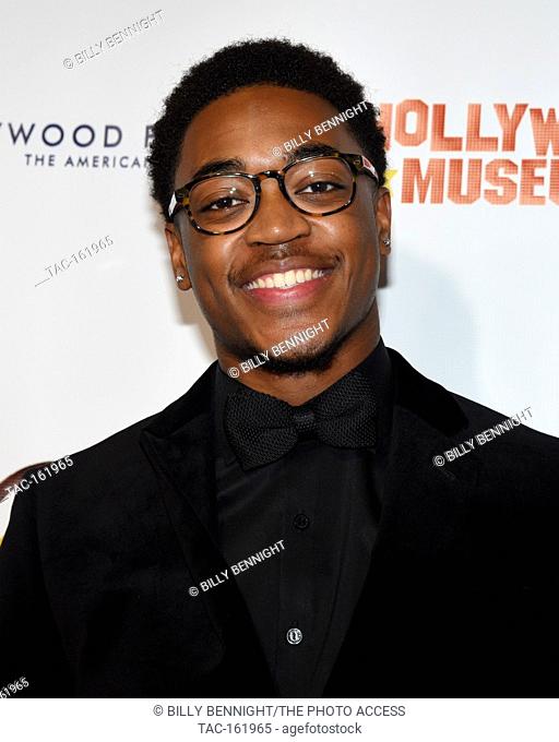 Dorian Davis attends The 3rd Annual Roger Neal Style Hollywood Oscar Viewing Black Tie Dinner Gala and Roger Neal Style Gift Suite at The Hollywood Museum on...