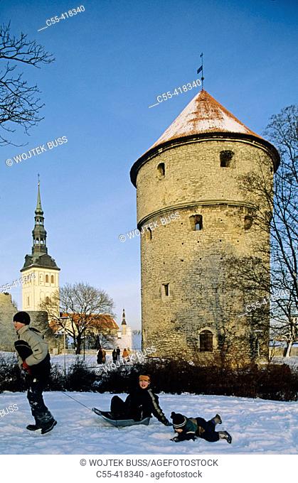 Kiek in de Kök tower in Toompea upper town, Tallinn. Estonia