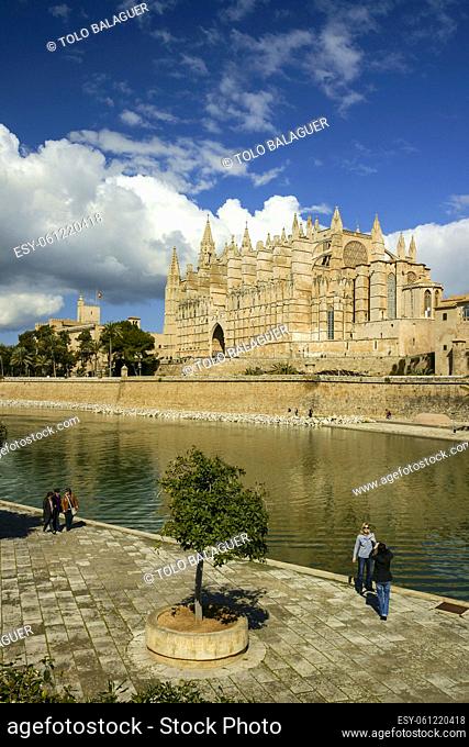 Catedral de Mallorca , siglo. XIII a siglo. XX). Palma. Mallorca. Islas Baleares. España