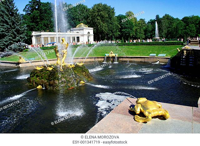 Peters Palace at Peterhof, St Petersburg, Russia