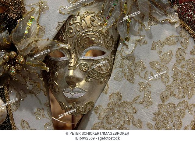 Carnival mask in Venice, Italy, Europe