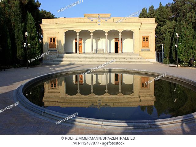 Iran - Yazd, also Jasd, is one of the oldest cities of Iran and capital of the province of the same name, fire temple of Zoroastrianism (entrance front)