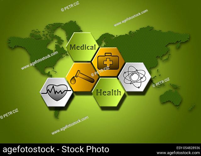 Medical and health background