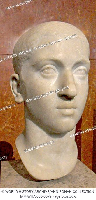 Marble Bust of Empress Julia Domna 211 A.D. Wife of Emperor Septimius Severus