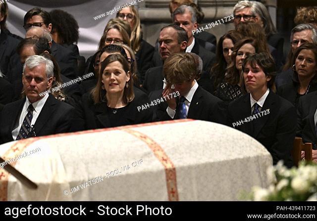 The family of former Associate Justice of the Supreme Court Sandra Day O'Connor attend her memorial service at the National Cathedral in Washington, DC