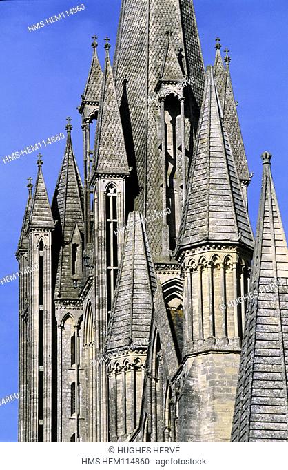 France, Manche (50), Coutances, the cathedral